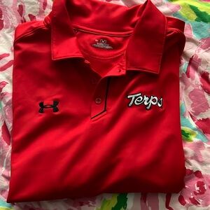 Terps under armour polo